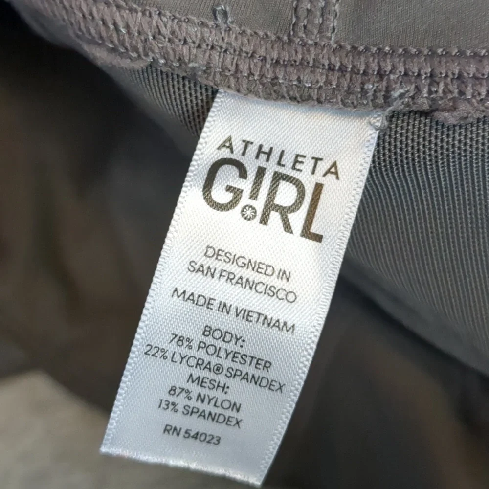 Athleta girl gray leggings size XL (14)
